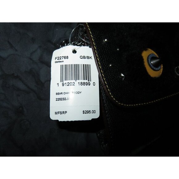 Coach 2017 Limited Edition Bear Dome Satchel Crossbody & pouch set Brand New - Picture 12 of 16